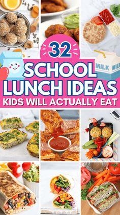 the back to school lunch ideas for kids will actually eat