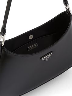 Prada Cleo Shoulder Bag - Farfetch Prada Cleo, Shoulder Bag Black, Kate Spade Crossbody, Prada, Shoulder Strap, Black Leather, Shoulder Bag, ? Logo, Leather