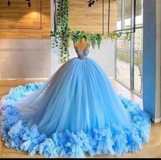 Blue Evening Gowns, Formal Ball Gown, Prom Dresses Gowns, בר מצווה, Ball Gowns Evening