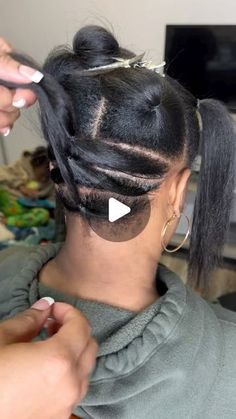 mynaturalhairjoint on May 25, 2024: "Parting tutorial for small #braids @conqueredhair".