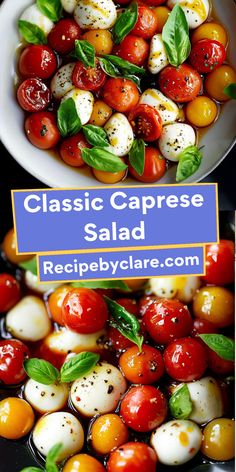 a bowl filled with lots of different types of tomatoes