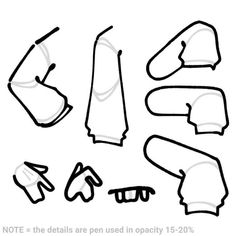 the instructions for how to draw neck ties