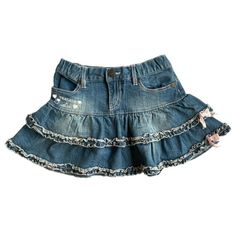 Ruffled mini skirt, coquette mini skirt, coquettte, coquette aesthetic, dollette, dollette aesthetic, mini skirt, adorable skirt, skirt inspo, bimbo, 2000s, y2k, denim mini skirt, y2k fashion, 2000s style, princess core, ballet core, trashy y2k, juicy couture, barbie core, thrifted, thrift clothes, girly style, feminine style, pink bow, girlblog, girlblogger, soft girl, old money Aesthetic Mini Skirt, Coquette Mini Skirt, 2000s Mini Skirt, Denim Mini Skirt Y2k, 2000s Fashion Aesthetic, Fits Y2k, 2000s Skirt, Mini Skirt Fits, Y2k Denim Skirt