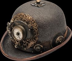 Hats Png, Steampunk Stuff, Neo Victorian, Bowler Hat, Victorian Steampunk, Steam Punk, Png Format, Printed Design, Melon