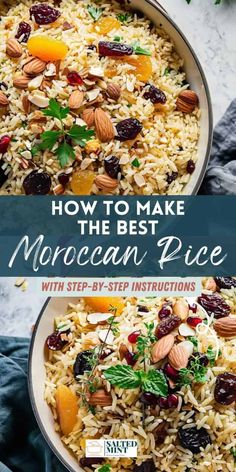 the best moroccan rice recipe with step - by - step instructions