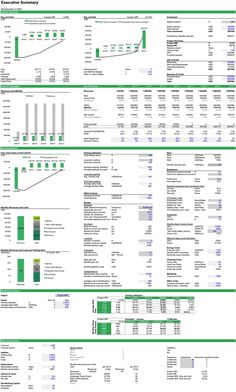 a spreadsheet showing the number and type of financial statements