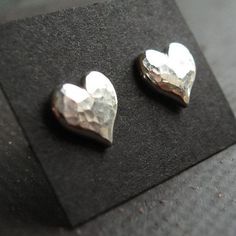 Hammered Heart Shape Sterling 925 Silver Earring , Delicate Earring, Love Gift ,Handmade  Jewelry For Express Your Love, Women's Jewelry Item- Heart Shape Earring Material- 925 Sterling Silver Color- Silver Ready To Ship 1 to 3 Business Days We Are 24*7 Available For Our Costumers    Please Check Our Product shop Link Is here  https://www.etsy.com/shop/925silverjewls we also accept customize order for as per your needs. We also accept wholesale orders on wholesale value. Please contact us for wh Sterling Silver Earrings For Anniversary, Sterling Silver Earrings For Mother's Day Anniversary, Sterling Silver Earrings For Anniversary And Mother's Day, Sterling Silver Heart Charm Earrings For Anniversary, Sterling Silver Heart Earrings For Anniversary, Handmade Silver Heart Earrings For Valentine's Day, Silver Earrings For Mother's Day Anniversary Gift, Silver Earrings For Anniversary, Mother's Day Gift, Handmade Sterling Silver Heart Earrings For Mother's Day