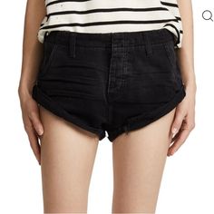 In Great Condition Never Worn Low Rise Jean Shorts, Hot Pants Shorts, Teaspoon Shorts, One Teaspoon Shorts, Low Rise Jean, Sailor Shorts, Vintage Denim Shorts, Low Waist Jeans, Cuffed Denim Shorts