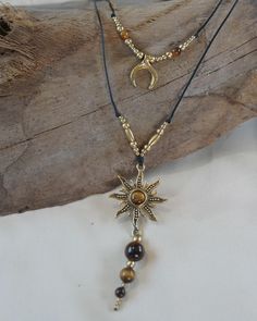 Sun Witch, Tigers Eye Jewelry, Pinterest Wardrobe, Macrame Jewellery, Tiger Eye Jewelry, Find Balance, Carving Designs, Handmade Jewelry Designs