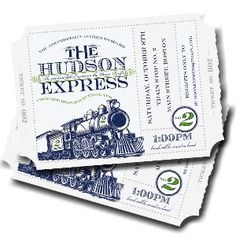 two tickets for the hudson express