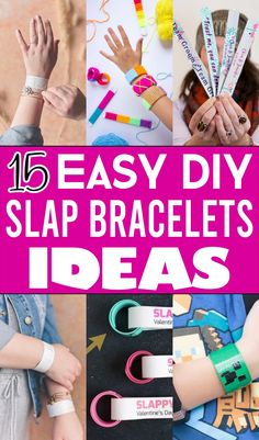 the top ten easy diy slap bracelets ideas