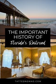 the important history of florida's rulloday hotel and beach resort, located at the end of the pier