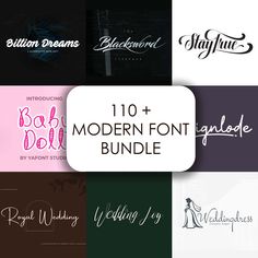 10 modern font styles for wedding, bridal and special events - freebiete