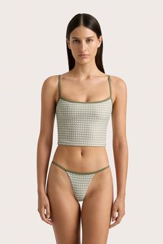 A fitted swim top, cropped just above the waist. Printed in Oliander Floral with adjustable Khaki straps, pair with the Manon Bikini Bottom or style as ready-to-wear with a relaxed pair of trousers. Maxi Dress Sale, Faithfull The Brand, Top Cropped, Swim Accessories, Swim Top, Event Dresses, Playsuit Jumpsuit, Dress Collection, Occasion Wear