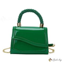 Bird in Bag - New simple handbag small women's bag new fashion handbag candy shoulder crossbody bag Trendy Single Handle Shoulder Bag For Party, Trendy Green Shoulder Evening Bag, Trendy Evening Bag With Top Carry Handle For Gifts, Trendy Crossbody Evening Bag For Gift, Trendy Crossbody Evening Bag As Gift, Trendy Single Handle Shoulder Bag As Gift, Trendy Green Crossbody Evening Bag, Trendy Green Flap Bag For Shopping, Trendy Top Handle Flap Bag For Gift