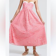 Prefect Summer Dress!!! Rose Tablescape, Rose Midi Dress, Lela Rose, Rose Dresses, Ole Miss, Red Midi Dress, Bridal Collection, Personal Stylist, Tablescapes