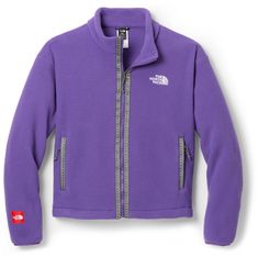 Cozy enough for mornings around camp and warm enough for casual hikes in chilly weather  the women's The North Face Fleeski Full-Zip jacket will be your go-to top anytime the temperature drops. Purple L, Chilly Weather, Womens Fleece, Soft Shell Jacket, Rei Co-op, North Face Women, Zip Jacket, Fleece Jacket, North Face