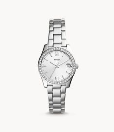 Fossil Watches Women, Date Calendar, Fossil Watches, Three Hands, Women's Watch, Stainless Steel Watch, Watch Collection, Team Spirit