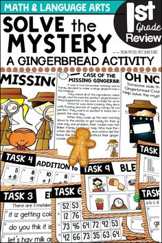 a poster with the words solve the mystery and other activities to help students understand what they are