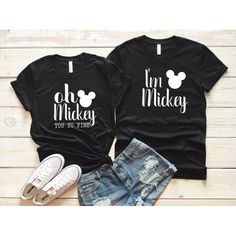 Oh Mickey You So Fine Disney Couples Matching T-shirts Disney Shirts Matching, Matching Vacation Shirts, Disney Matching Shirts, Funny Matching Shirts, Disney Shirt Ideas, Disney Couple Shirts, Disney Couple, Matching Disney Shirts, Disney Trip Shirts