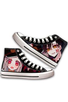 Canvas Sneakers Print Anime Hanako kun Yugi Nene Yashiro Nene Yashiro, Toilet Bound Hanako, Toilet Bound Hanako Kun, Harajuku Outfits, Anime Shoes, Vintage Clothing Stores, Shoes Canvas, Toilet Bound, Cosplay Shoes