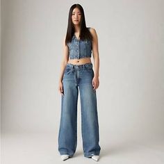 Xl Straight Women's Jeans - Medium Wash | Levi's® US Trendy Wide Leg Levi's Pants, Trendy Levi's Wide Leg Bottoms, Levis Women, Straight Pants, My Type, Straight Jeans, Levi's, Women's Jeans, Straight Leg