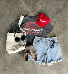 Chevrolet Racing Tshirt Easy 30 day return policy Nascar Race Day Outfits Women, Race Track Outfit, Racetrack Outfit, Graphic Tees Outfit, Biker Chick Style, Dog Mom Life, New Outfit Ideas, Personalized T Shirt, Race Day Outfits