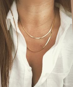 Gold Herringbone Chain Necklace Snake Chain, Gold Herringbone Chain, Herringbone Bracelet, Necklace Snake, Layering Jewelry, Chain Necklace Gold, Herringbone Chain, Herringbone Necklace, Snake Chain Necklace