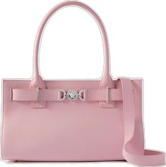 Luxury Pink Shoulder Bag With Palladium Hardware, Pink Shoulder Bag With Palladium Hardware And Double Handle, Pink Double Handle Shoulder Bag With Palladium Hardware, High-end Pink Shoulder Bag, Designer Pink Shoulder Bag For Everyday Luxury, Classic Pink Leather Bag, Chic Pink Everyday Luxury Bags, High-end Pink Formal Bags, Formal Pink Leather Bag