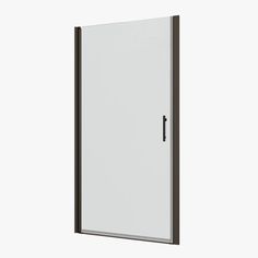 an open door on a white background