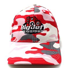 One size fits most Adjustable Snapback Design Black & Red Trucker hat with embroidered logo design Visor Accent Stitches Official Big Jeff Audio Camo Pink Trucker Logo Hat Show your support for Big Jeff Audio with this official trucker hat! This hat features a bold, embroidered Big Jeff Audio logo on the front, and a pink/white camouflage design with accent stitching. It's made of high-quality materials and construction, so you can be sure it will last. The hat is adjustable, so it fits most siz Cotton Trucker Hat, Trucker Hat With Embroidered Logo And Curved Brim, Trucker Style Dad Cap For Baseball Season, Trucker Fitted Hat With Embroidered Logo, Trucker Dad Hat For Baseball Season, Custom Logo Trucker Cap, Trucker Cap With Logo Patch, Black Hip Hop Trucker Hat With Curved Bill, Outdoor Red Hats With Logo Patch