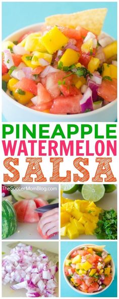 pineapple watermelon salsa is the perfect summer salad