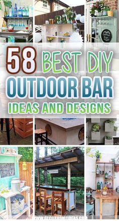 the best diy outdoor bar ideas and designs