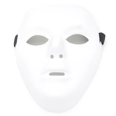 PRICES MAY VARY. Size£ºMeasures male mask: 7.7"*6.5". This mask comes with elastic cord to secure it in place and fits most adults. Personality And Fashion: Suitable for markers, paint, feathers, and 3D decorations such as sequins, beads. You can decorate this paper mask to be the belle of the ball, or masquerade as a bandit. With a mask, you can have a whole universe of fun! Party Masks: All white mask for halloween, made of light weight paper plastic. It more fit face with three-dimensional de Cheap White Masks And Prosthetics For Halloween, Themed White Halloween Masks, White Horror Masks For Halloween, White Horror Masks For Cosplay Events, White Novelty Halloween Masks, Anonymous Mask, Scary Halloween Masks, Mask Style, Female Mask