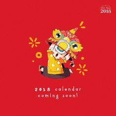 an image of a cartoon character with glasses on it's head and the words 2013 calendar coming soon