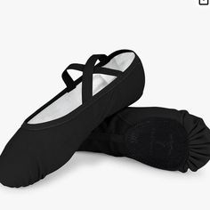 New Black Ballet Shoes Comes In Ziplock Pouch Various Sizes Canvas Ballet Shoes, Black Ballet Shoes, Lyrical Dresses, Body Mechanics, Yoga Shoes, Foot Injury, Black Ballet, Dance Accessories, Shoes For Girls