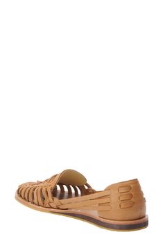 This huarache flat features a woven leather upper that offers breathability and closed-toe protection. Style Name:Nisolo Huarache Flat (Women). Style Number: 6250800. Nisolo Huarache, Almond Color, Women Style, Leather Working, Sandal Espadrille, Womens Flats, Peru, Women's Shoes, Memory Foam