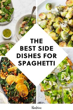 the best side dishes for spaghetti