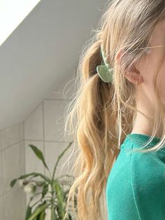 #hair #green #clip Hair