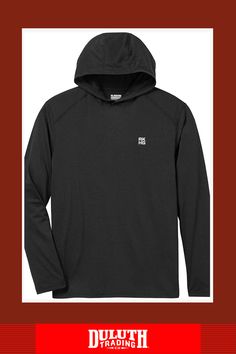 A good shirt is critical in the backcountry. Our AKHG Tun-Dry Hoodie keeps you fresh, dry and chafe-free as you tackle the wild. Only from AKHG! Black Midweight Long Sleeve Hoodie, Moisture-wicking Long Sleeve Hoodie For Hiking, Long Sleeve Moisture-wicking Hoodie For Hiking, Midweight Long Sleeve Hoodie For Hiking, Functional Hoodie For Outdoor Activities, Functional Hoodie Tops For Outdoor Activities, Workout Hoodie, Cool Shirts, The Wild