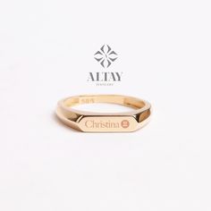 ABOUT PRODUCT This 14K Gold Signet Bar Ring is suitable gift for girlfriend, mom and her. You can even buy as a birthday gift for your friends or anniversary gifts, If you want to add a special note we can write for you and put to inside of package. We manufacture our jewelry pieces with carefully and after production we double checking in quality control department. Our main idea is keep our items for daily wearing especially for minimalist jewelry pieces. 14K Gold Signet Bar Ring, Rectangle Si Luxury Stackable Signet Ring For Gift, Luxury Stackable Engraved Ring For Gift, Luxury Stackable Engraved Ring As Gift, Stackable Rectangular Rings For Formal Occasions, Formal Rectangular Stackable Rings, Adjustable Rectangular Signet Ring, Yellow Gold Signet Ring With Rectangular Stone For Gift, Personalized Rectangular Engraved Ring For Formal Occasions, Adjustable Rectangular Signet Ring For Anniversary