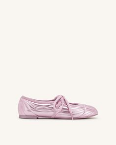 ul {{ margin-bottom: 20px; }} }} Upper Material: Vegan Leather Lining Material: Fabric Item Type: Ballet Flats Heel Height: 0.39" (1cm) Sole Material: Rubber Quilted Shoes, Pink Ballet Flats, Lace Up Ballet Flats, Jw Pei, Stage Outfit, Girly Shoes, Swag Shoes, Fashion Icon, Pretty Shoes