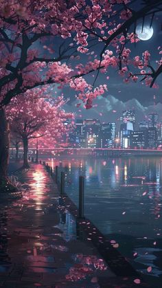 Night City Wallpaper Aesthetic, Landscape Cyberpunk, Landscape Anime, Aesthetics Anime, Anime Core, Landscape Night, Cityscape Wallpaper, Pixel Art Background, Anime City