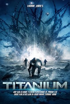 the poster for the movie titanium, which features two men in front of an enormous tree