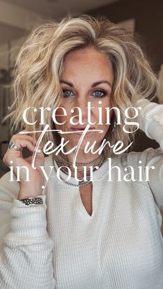 Kelly Pollitt | WILD Tribe Style | | Adding texture to your hair… . Adding texture can make your hair look and feel fuller!! But to get the most texture, you usually need to… | Instagram Curled Hairstyles For Medium Hair, How To Curl Short Hair, Creating Texture, Curly Hair Inspiration, Hair Updo, Short Hair With Layers, Curly Hair Cuts, Long Curly Hair, Short Hair Cuts For Women