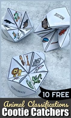 an animal origami card game with the title overlaying it