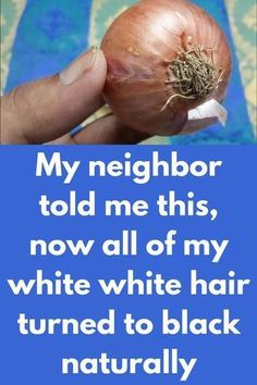 My neighbor told me this, in just 2 days all of my white white hair turned to black naturally Hair Long Healthy, Onion Juice For Hair, Onion Juice, Muslin Cloth, Glow Skin, Natural Therapy, Hair Growth Tips