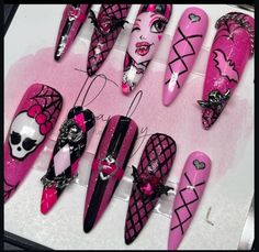 High Nails, Violet Nails, Western Nails, November Nails, Gothic Nails