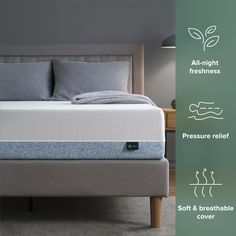 an image of a mattress with instructions for how to use it