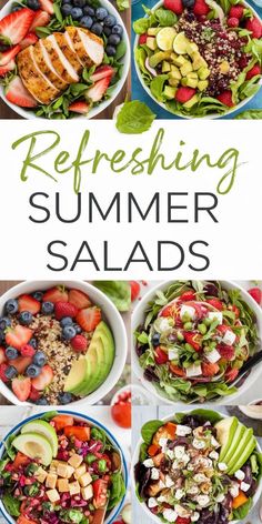 Beat the heat with these 35 refreshing summer salad ideas! 🥒🍅 From crisp greens to vibrant veggies, these salads are the perfect light and healthy choice for your summer meals. #SummerSalads #HealthyEats Summer Salad Ideas, Summer Meals, Salad Ideas, Healthy Choice, Summer Salad